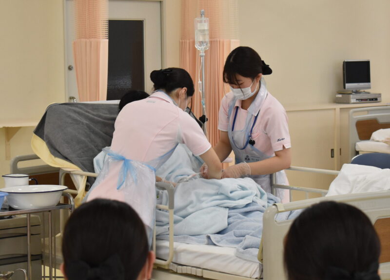授業風景【看護技術のまとめ】
